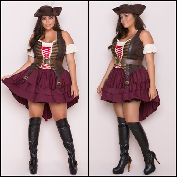 Sexy Pirate Steampunk Costume Set - Picture 2 of 13
